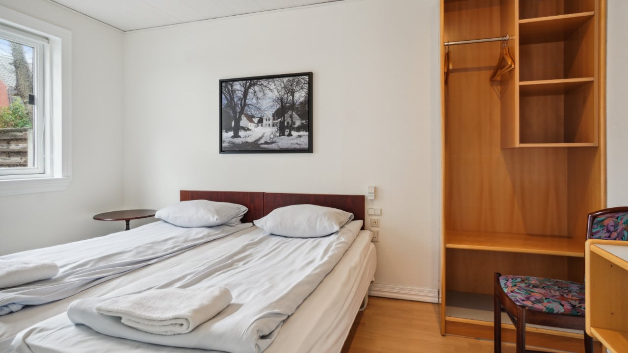 Soveværelse i lejlighed på BB-Hotel Frederikshavn
